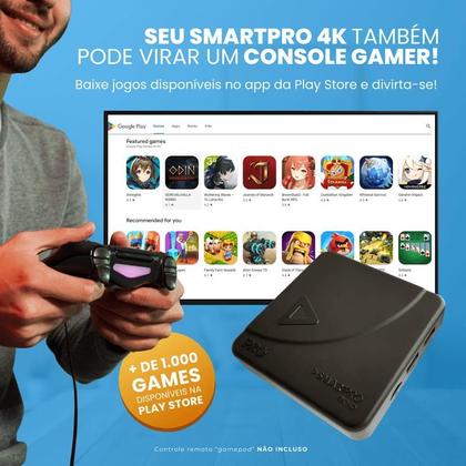 Imagem de Smart Tv Box Android Smartpro Full 4k 2gb Ram - Proeletronic