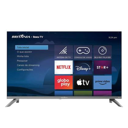 Imagem de Smart TV Britânia 32 B32CRA HD LED Dolby Audio Roku TV