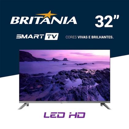 Imagem de Smart TV Britânia 32 B32CRA HD LED Dolby Audio Roku TV