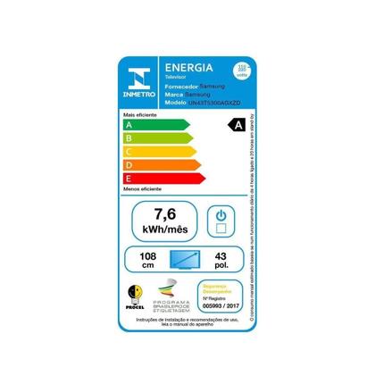 Imagem de Smart TV Full HD LED 43" Samsung 43T5300A - Wi-Fi HDR 2 HDMI 1 USB