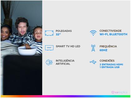 Imagem de Smart TV HD LG 32 Polegadas 32LM627BPSB