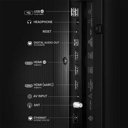 Imagem de Smart TV Hisense 50 polegadas 50A6NV DLED 4K Upscaler AiPQ Dolby Vision Sistema VIDAA