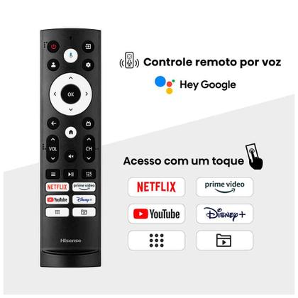 Imagem de Smart TV Hisense Mini LED UHD 4K 55" Polegadas Frequência 144 Hz e Wi-Fi - 55U75LUA