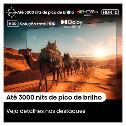 Imagem de Smart TV Hisense Mini LED UHD 4K 75" Polegadas Frequência 144 Hz e Wi-Fi - 75U86LUA