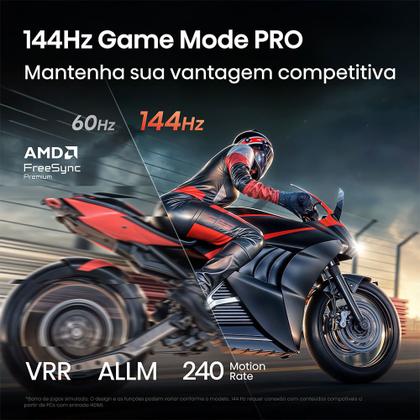 Imagem de Smart TV Hisense MiniLED 4K 55" Polegadas com Processador AI, Filmmaker Mode, Alexa e Wi-Fi - 55U7QG