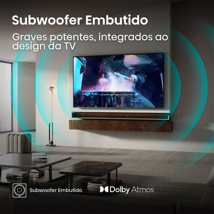 Imagem de Smart TV Hisense MiniLED 4K 55" Polegadas com Processador AI, Filmmaker Mode, Alexa e Wi-Fi - 55U7QG