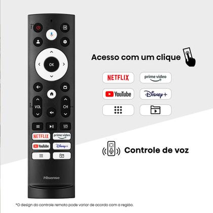 Imagem de Smart TV Hisense MiniLED 4K 55" Polegadas com Processador AI, Filmmaker Mode, Alexa e Wi-Fi - 55U7QG