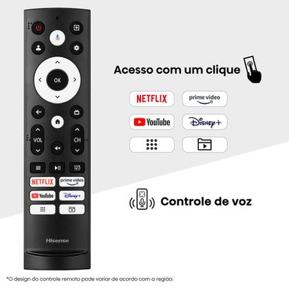 Smart TV Hisense MiniLED 4K 75" Polegadas com Dolby Vision, HDR+ Gaming ...