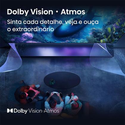 Imagem de Smart TV Hisense QLED 4K 65" Polegadas com Dolby Vision, Dolby Gaming, Alexa e Google - 65Q7QG