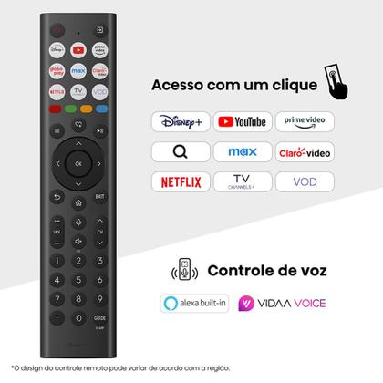 Imagem de Smart TV Hisense QLED 4K 75" Polegadas com Dolby Vision, Dolby Gaming, Alexa e Google - 75Q6QV