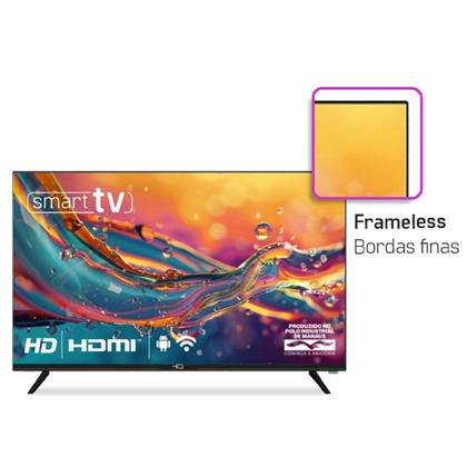 Imagem de Smart TV HQ 24" HD Tela sem Bordas Sistema Android Design Slim HQS24NKHM