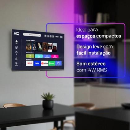 Imagem de Smart Tv Hq 32 Hd Tela Infinita Sistema Android Hqs32Nkhm