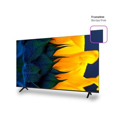 Imagem de Smart TV HQ QLED 65 Polegadas 4K Dolby Audio Wi-Fi Bluetooth 3 HDMI 2 USB RJ45 Netflix HQ-QLED65SM