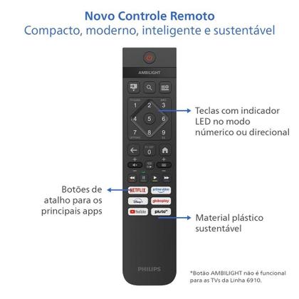 Imagem de Smart TV LCD LED 43" Philips 43PFG6910/78 FULL HD - Com Wi-Fi, Quad Core, HDM USB