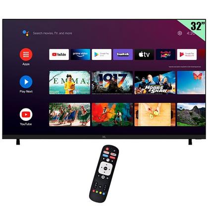 Imagem de Smart TV LED 32" Mtek MK32FSAH HD Android TV Wi-Fi e com Conversor Digital