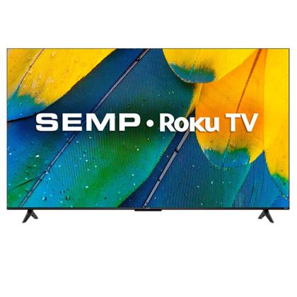 Imagem de Smart TV LED 55 4K UHD SEMP 55RK8600, Roku TV com Wi-Fi Dual Dand Preto