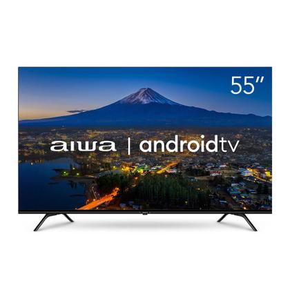 Imagem de Smart Tv Led 55" Borda Ultrafina AwsTv55Bl01A Aiwa Preta