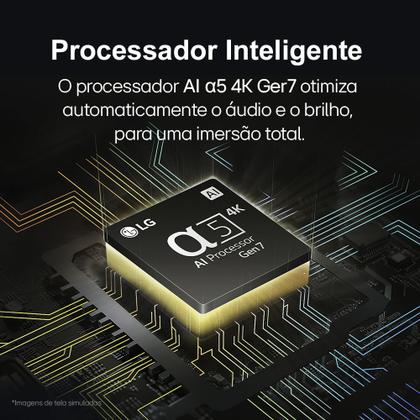 Imagem de Smart TV LED 65" Ultra HD 4K LG 65UT8050PSA ThinQ AI Alexa HDR10 3 HDMI 2 USB Wi-Fi Bluetooth