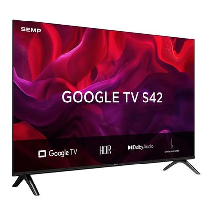 Imagem de Smart TV Led HD 32” Semp 32S42 Google TV com Wi-Fi Integrado