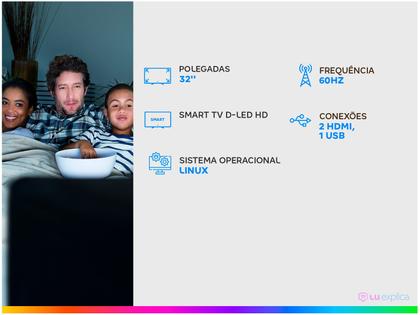 Imagem de Smart TV LED Philco 32 Polegadas PTV32G52S
