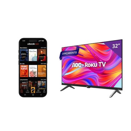 Imagem de Smart TV LG 32” LED HD 32LR600B ThinQ AI WiFi Bluetooth