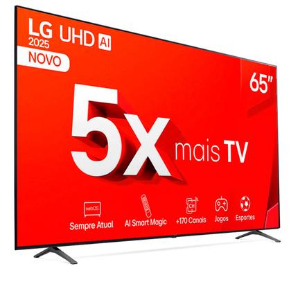 Imagem de Smart Tv LG 65" 4K Ultra UHD Pro Led HDR Thinq Ai Alexa 65TU801