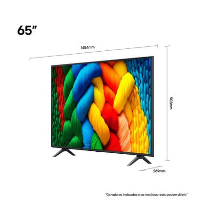 Imagem de Smart Tv LG 65" NanoCell 4K Ultra HD WebOS 25 AI Magic Alexa 65NANO80ASA