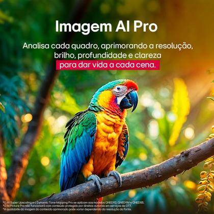 Imagem de Smart Tv LG 65" QNED 4K Ultra HD WebOS 25 AI Magic Alexa Bivolt 65QNED80ASA