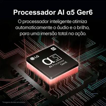 Imagem de Smart TV LG LED 32 Polegadas HD webOS IA LR60