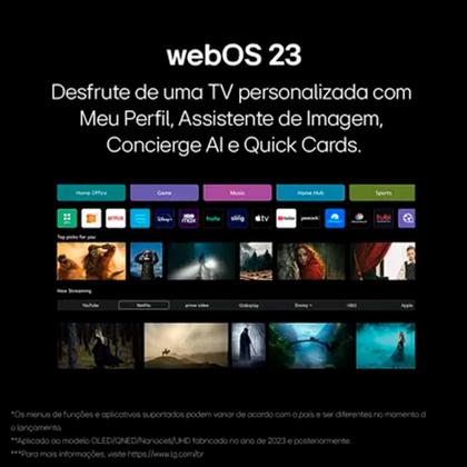 Imagem de Smart TV LG LED 32 Polegadas HD webOS IA LR60