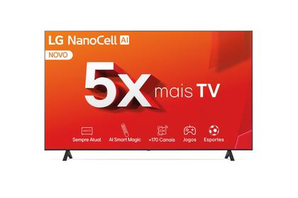 Imagem de Smart TV LG NanoCell NANO80 4K de 50 polegadas 50NANO80