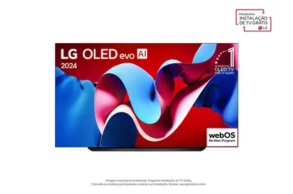 LG OLED evo AI 2024 本体 Smart TV LG OLED evo AI C4 4K 83 polegadas 2024 - TV 4K