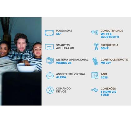 Imagem de Smart TV LG Profissional 65" LED 4K UHD - 65AU801C0SA