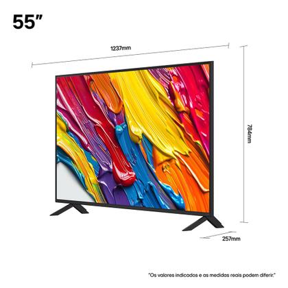Imagem de Smart TV LG QNED 4K 55" Polegadas com WebOS 25 e Processador α7 AI - 55QNED82ASG