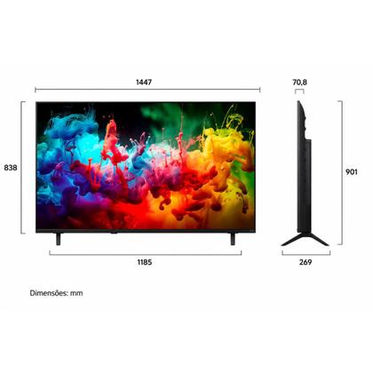 Imagem de Smart TV LG QNED 65P 4K AI 65QNED70BSA