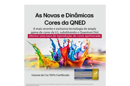 Imagem de Smart TV LG QNED AI QNED80 65 Polegadas Cores vibrantes e inteligência 4K 65QNED80ASA