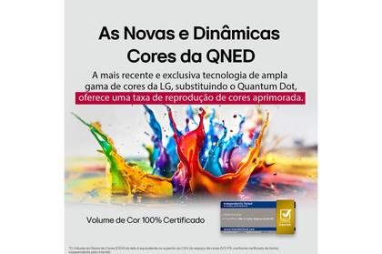 Imagem de Smart TV LG QNED evo AI 4K QNED85 MiniLED de 75 polegadas 2025