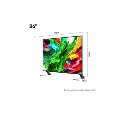 Imagem de Smart TV LG QNED Evo AI QNED85 86 Polegadas (86QNED85ASG): Cores Ricas e Precisão MiniLED em 4K Bivolt