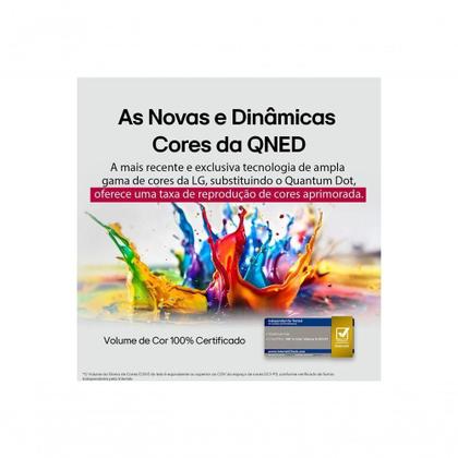 Imagem de Smart TV LG QNED Evo AI QNED85 86 Polegadas (86QNED85ASG): Cores Ricas e Precisão MiniLED em 4K Bivolt