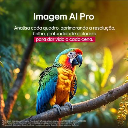 Imagem de Smart TV LG QNED MiniLED 4K 65" Polegadas com WebOS 25 e Processador α7 AI - 65QNED85ASG
