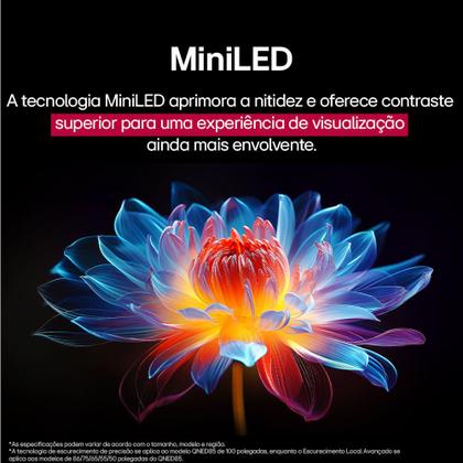 Imagem de Smart TV LG QNED MiniLED 4K 65" Polegadas com WebOS 25 e Processador α7 AI - 65QNED85ASG