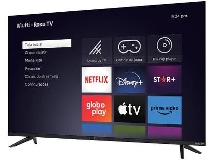 Imagem de Smart TV Multilaser TL056M HD LED 43" Sistema Roku