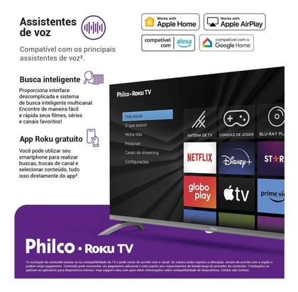 Imagem de Smart tv philco 32 hd roku p32cra