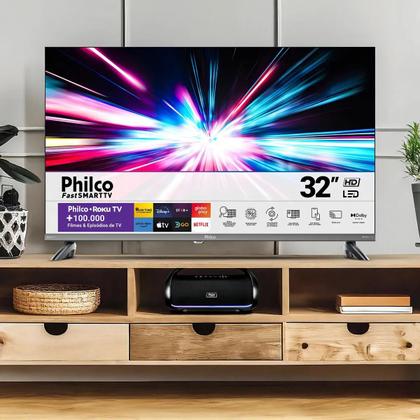 Imagem de Smart tv philco 32 hd roku p32cra