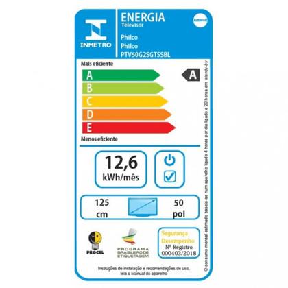 Imagem de Smart TV Philco 50 Polegadas LED 4K PTV50G2SGTSSBL