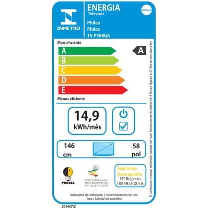 Imagem de Smart TV Philco 58 Polegadas 4K UHD LED P58KGA