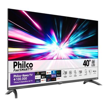 Imagem de Smart TV Philco PTV40M9GR2CGB Full HD 40 Roku TV com Alexa e Dolby Audio