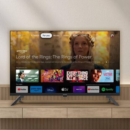 Imagem de Smart TV Philips 32 HD Google TV Comando De Voz HDR HDMI Preto Bivolt