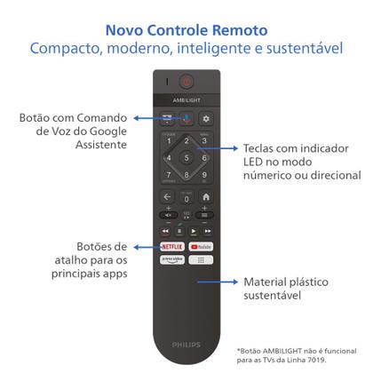 Imagem de Smart TV Philips 55 polegadas 4K UHD Google TV 55PUG701978