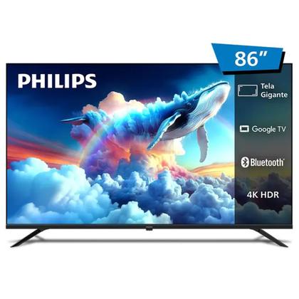 Imagem de Smart Tv Philips DLED 86 Polegadas 4K Wi-Fi Google TV Bordas Ultrafinas 86PUG7019/78